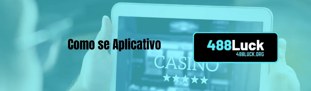 Tela inicial do app 488LUCK cassino no celular